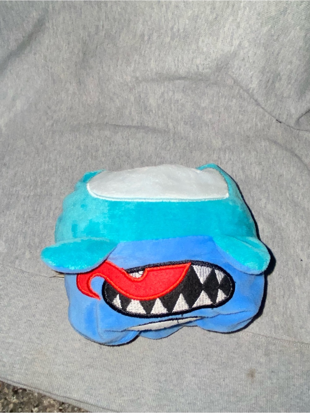 Plush Monster Toy - Blue & Teal Soft Plush